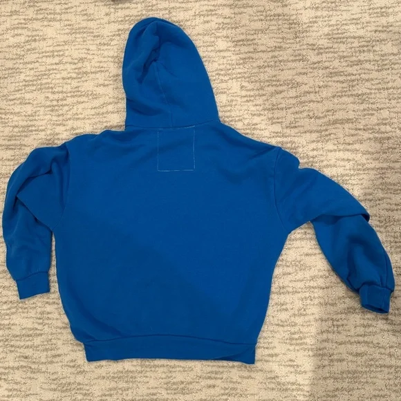 Brand New! Aviator Nation, LOGO PULLOVER RELAXED HOODIE - ADVENTURE BLUE, XS - Picture 4 of 4